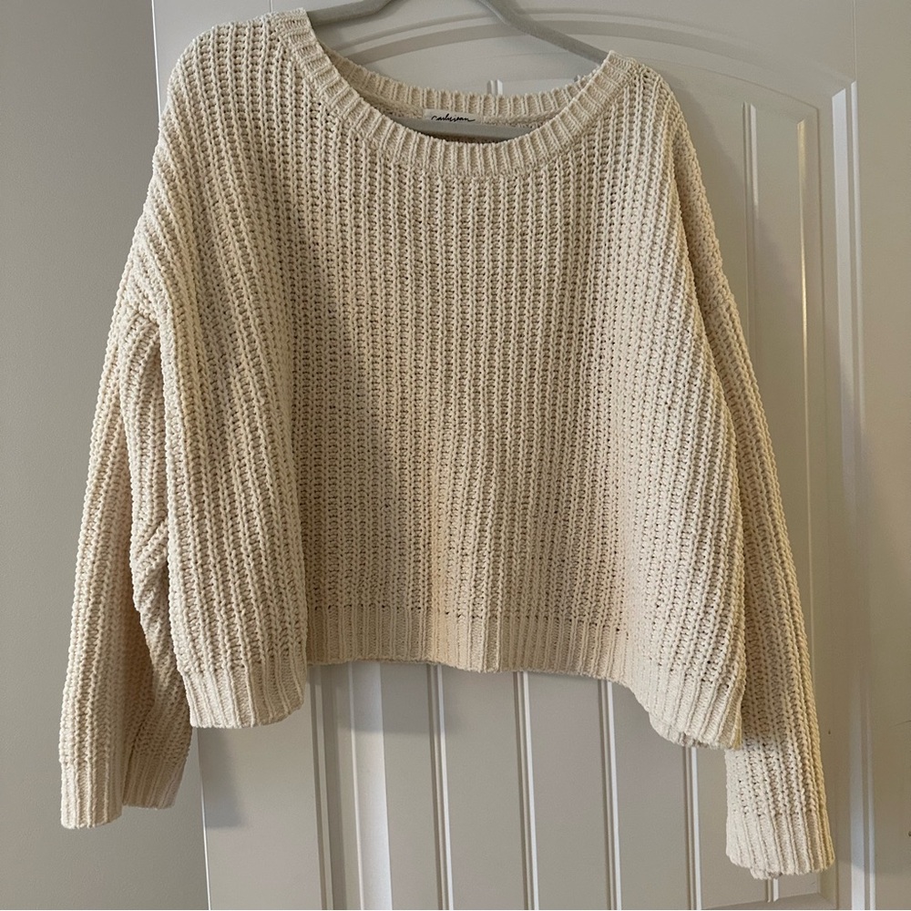 Cream Knit Sweater